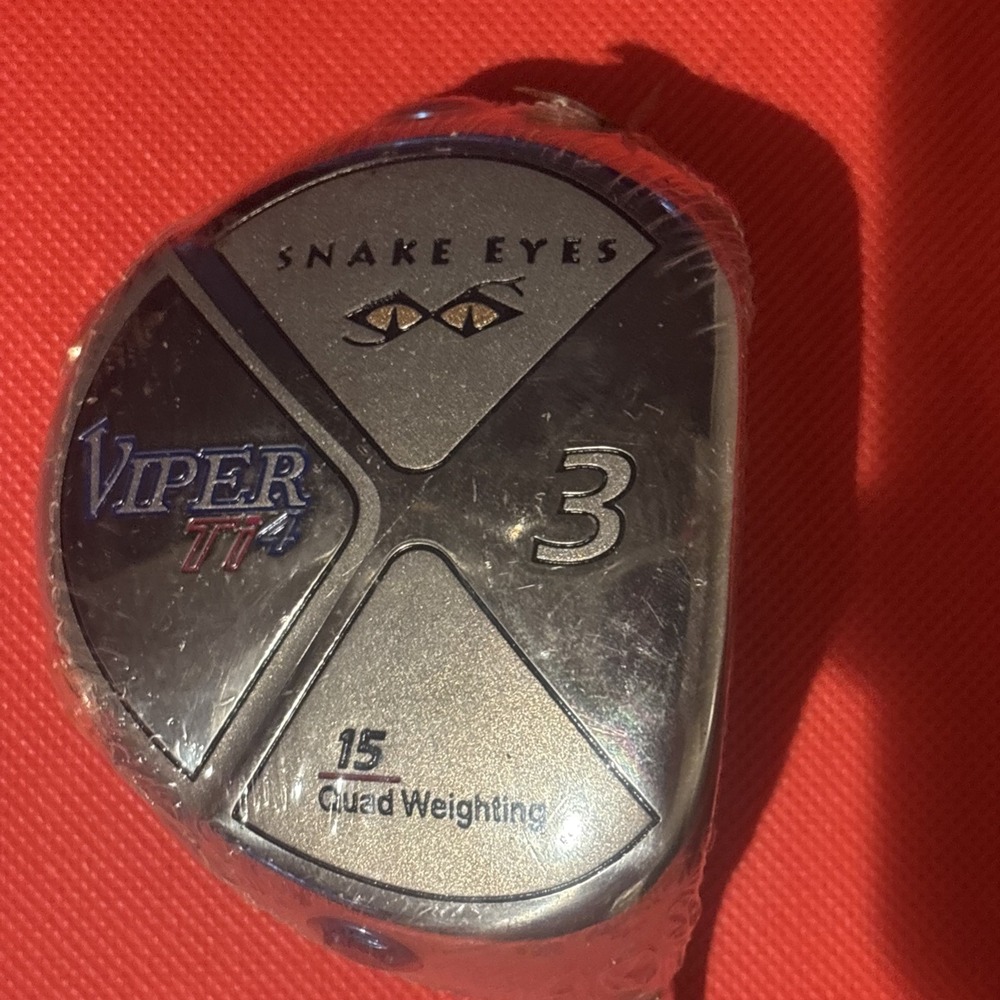 Snake Eyes Viper Ti4 3 Wood 15* RH- Head Only